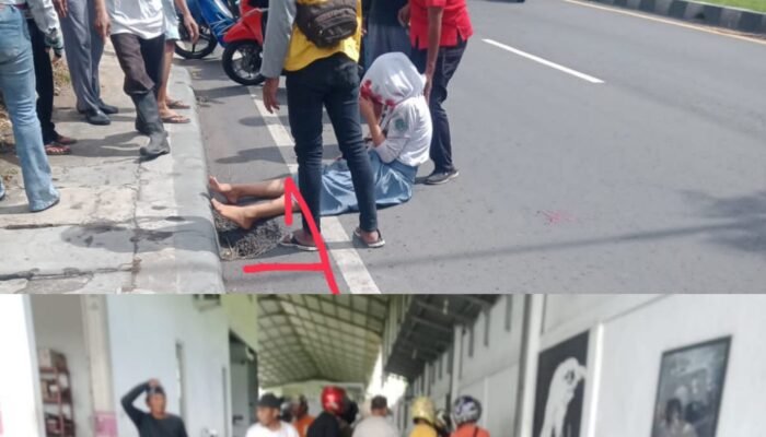 Tragis Siswi Terjatuh Akibat Lubang di Tepi Jalan, Wajah Mengalami Luka Serius.
