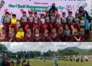 Ribuan Anak Didik tingkat PAUD dan TK Meriahkan Harjaba Ke-25 di RTH Karangharjo Glenmore.