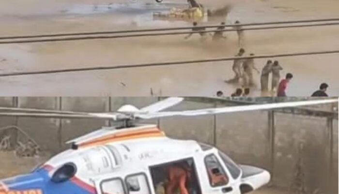 Meski Dengan Risiko Pendaratan, Helikopter Poludara Baharkam Polri Berhasil Dropping Logistik Bantuan ke Aceh Tamiang