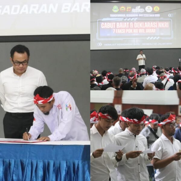 Tujuh Faksi NII Jawa Barat Serentak Lakukan Cabut Baiat dan Deklarasi Setia kepada NKRI.