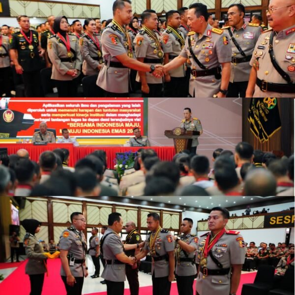 Kapolri Pimpin Penutupan Pendidikan Sespim Polri Tahun Ajaran 2025 di Lemdiklat Polri.