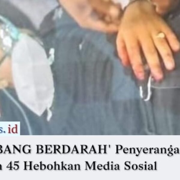 Aksi Penyerangan di Jalan Angkatan 45 Palembang Gegerkan Warga