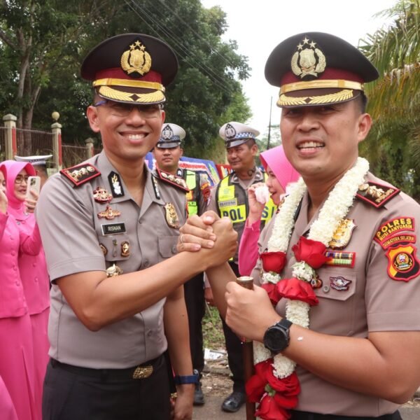 Pergantian Kapolres Banyuasin Berlangsung Khidmat dalam Farewell Parade
