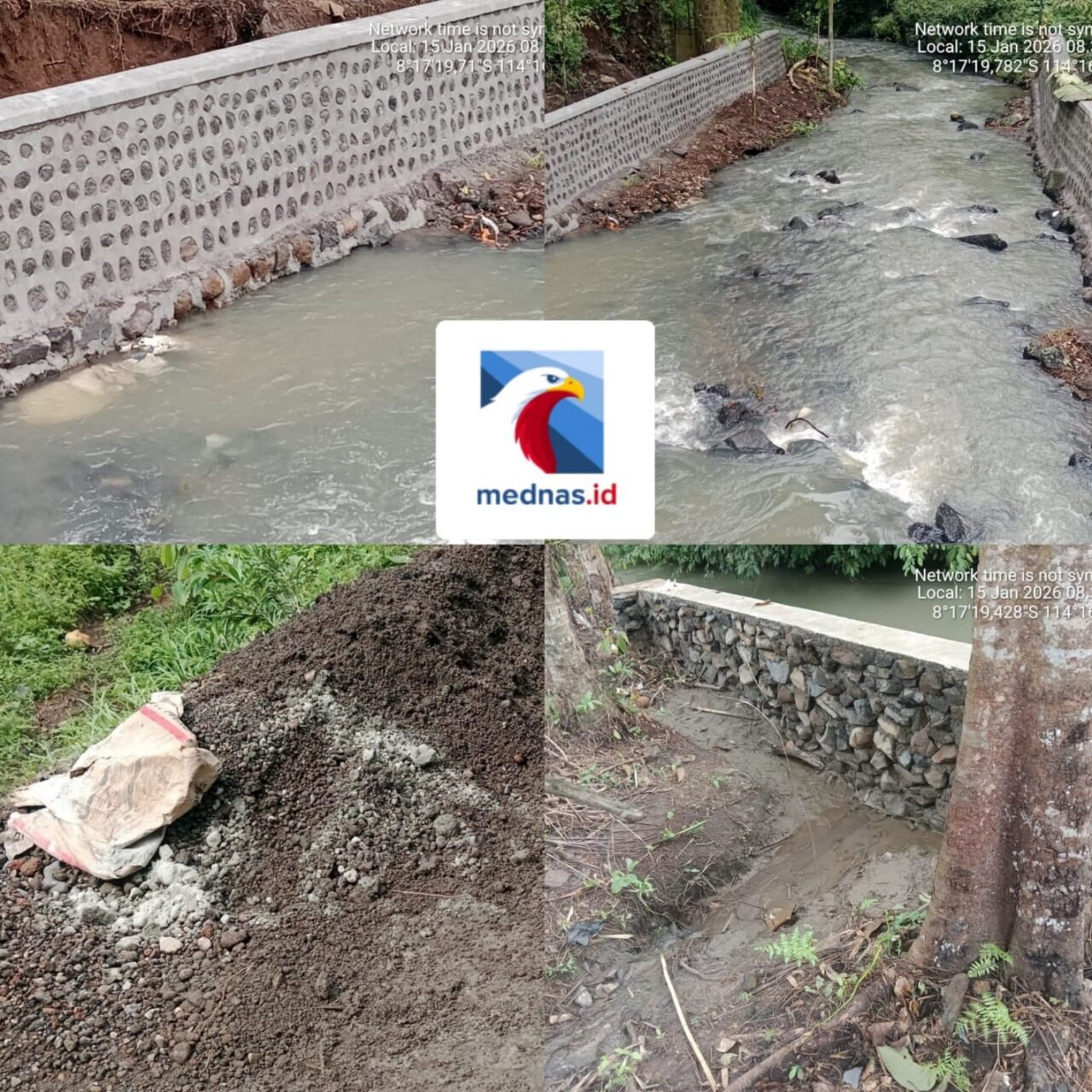 Proyek Irigasi Baru Rampung Disorot, Kualitas Dipertanyakan, Papan Proyek Hilang.