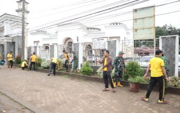 Polres Banyuasin Gelar Kurve Bersama di Masjid Jumhuriyah dan Pasar Rakyat Pangkalan Balai