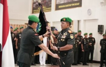 Brigjen TNI Khabib Mahfud Resmi Jabat Danrem 044/Gapo Gantikan Brigjen TNI Adri Koesdyanto