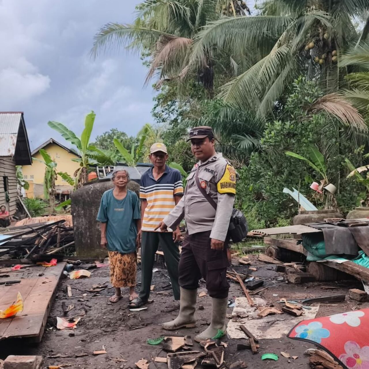 Angin Puting Beliung Landa Desa Margo Mulyo 16, Puluhan Rumah Rusak