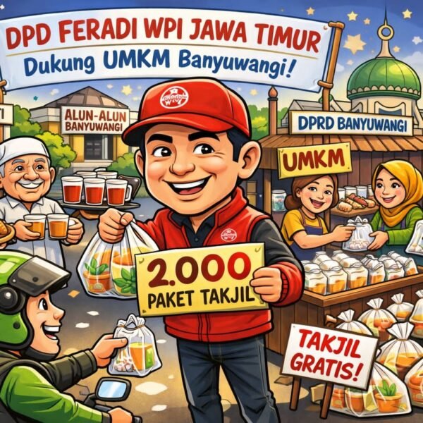 Feradi WPI Jatim Bakal Siapkan 2.000 Paket Takjil, Sekaligus Bantu Perputaran UMKM