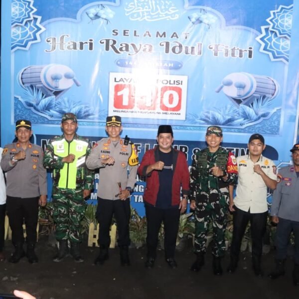 Polres Banyuasin Siapkan Pengamanan Ketat Malam Takbiran Idul Fitri 1447 H, Forkopimda Turun Langsung ke Pos Pam