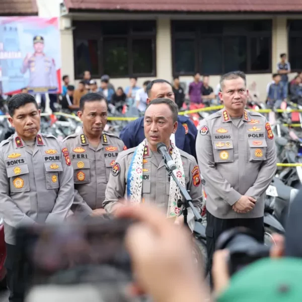 POLDA SUMSEL SERAHKAN 497 UNIT KENDARAAN HASIL TINDAK PIDANA 3C – KAPOLDA: “BUKTI KEHADIRAN NEGARA DI TENGAH MASYARAKAT”