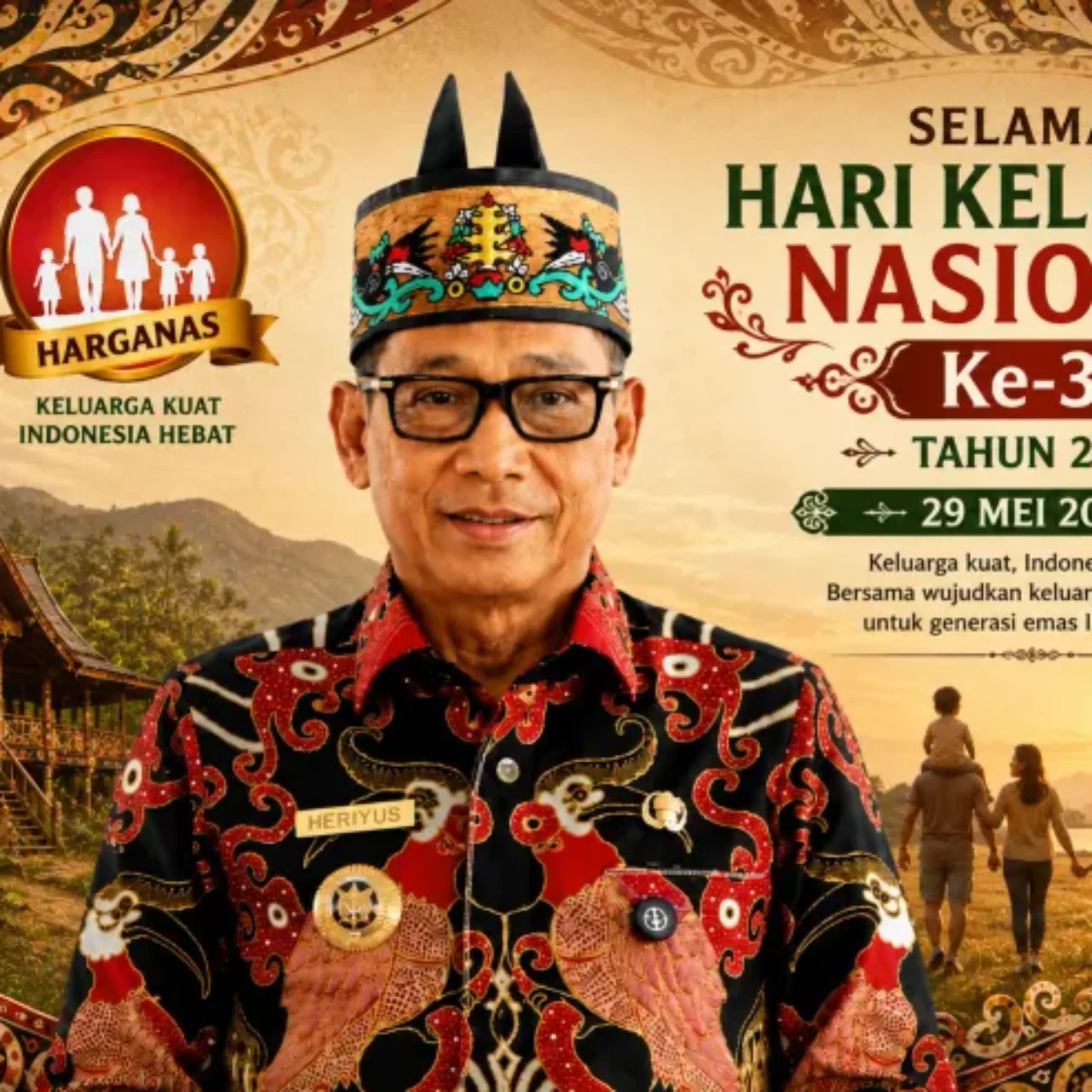 Heriyus: Harganas 2026 Momentum Memperkuat Ketahanan Keluarga