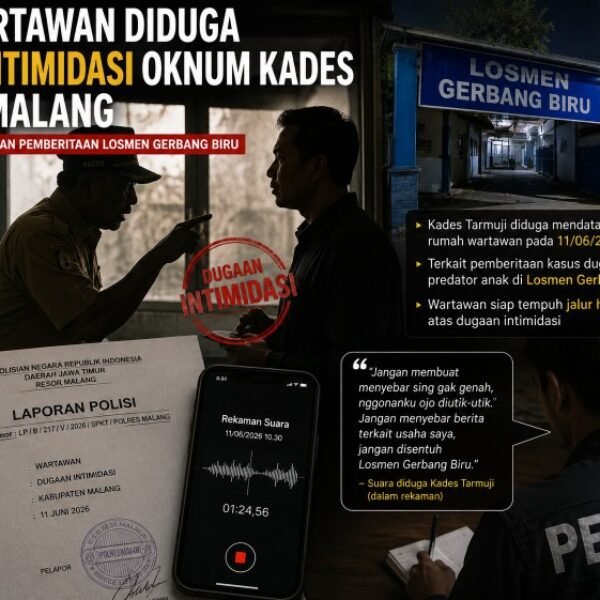 Wartawan Diduga Diintimidasi Oknum Kades di Malang, Sengketa Pemberitaan Berujung Ancaman Jalur Hukum