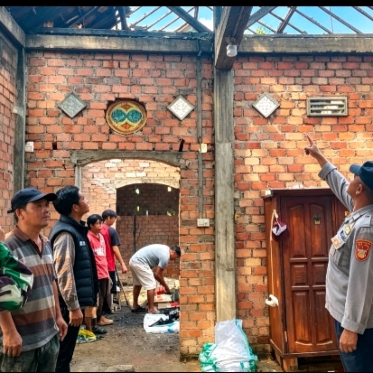 Kebakaran Rumah di Desa Seri Tanjung Ogan Ilir Diduga Akibat Korsleting Listrik, Kerugian Rp40 Juta