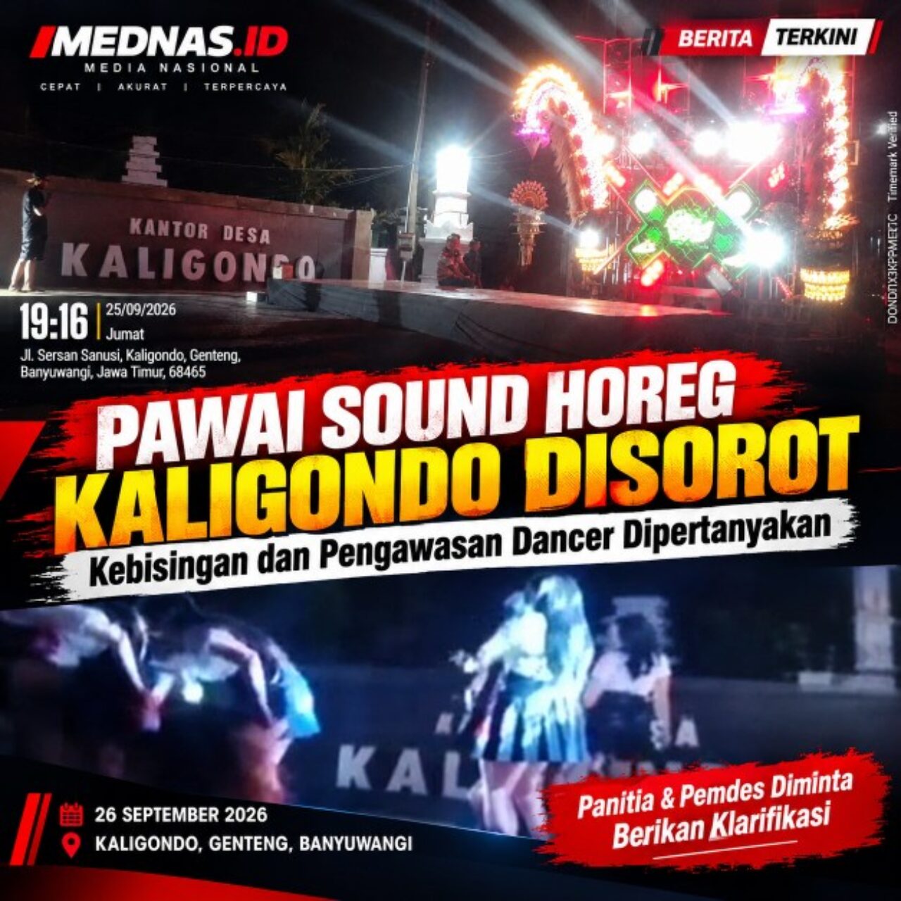 Pawai Sound Horeg Kaligondo Disorot: Kebisingan dan Pengawasan Dancer Dipertanyakan, Panitia dan Pemdes Diminta Terbuka